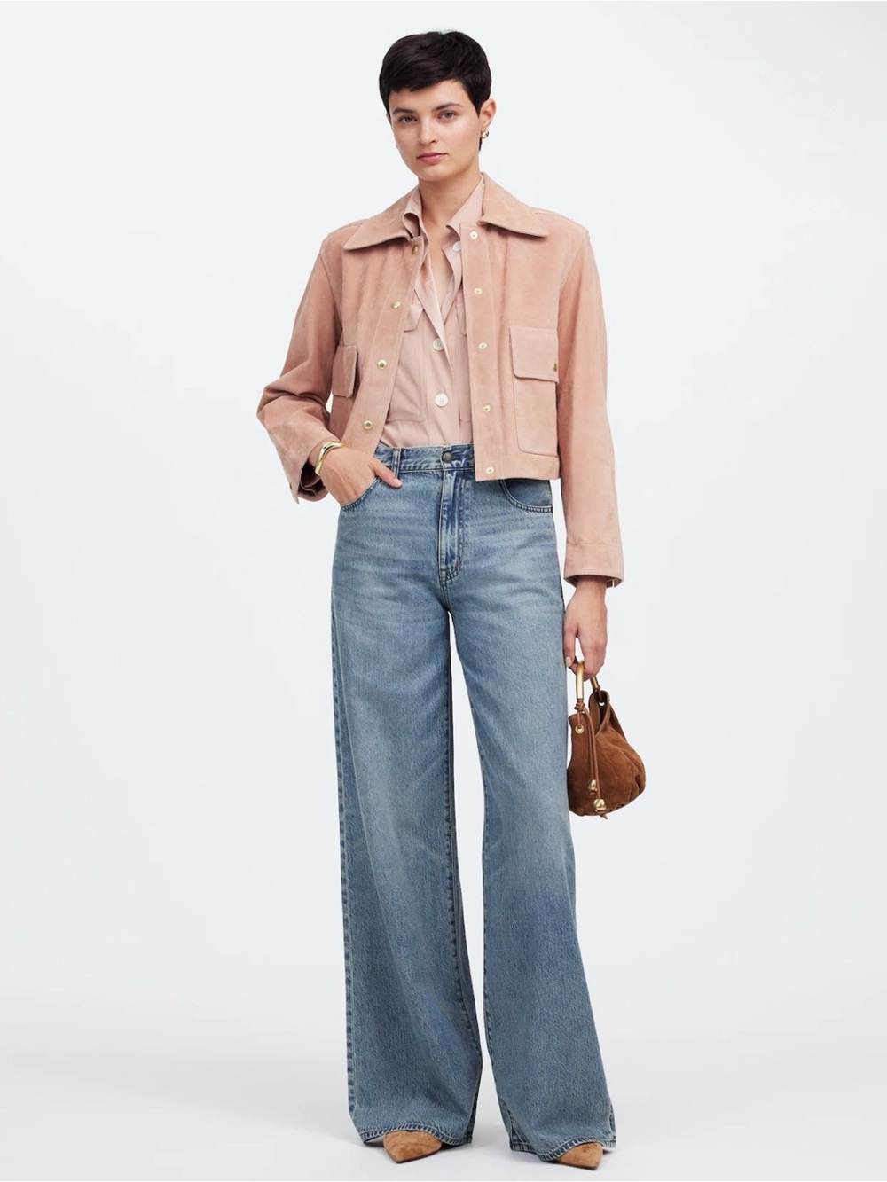 Madewell High-Rise Superwide-Leg Jeans Medium Wash Size 26